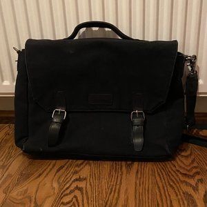 Black Frank & Oak Messenger Bag